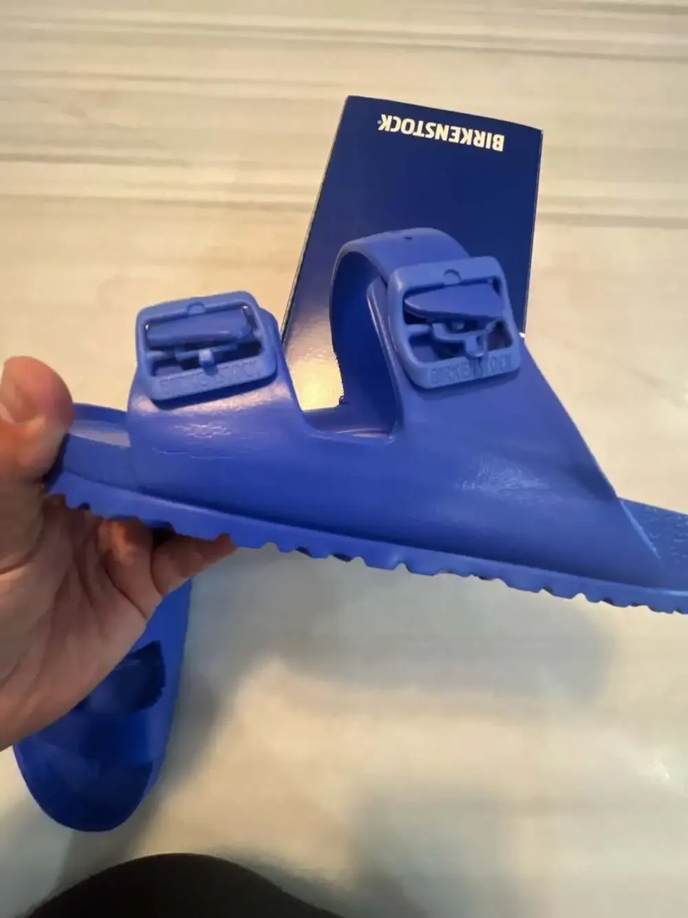 Birkenstock Arizona EVA Ultra Blue Sandals Size 42